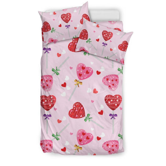 Lollipop Pattern Print Design LL07 Duvet Cover Bedding Set-JORJUNE.COM