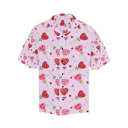 Lollipop Pattern Print Design LL07 Men Hawaiian Shirt-JorJune