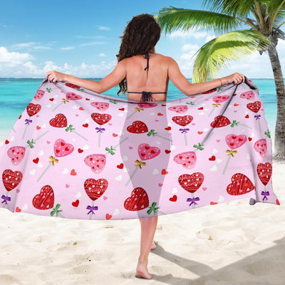 Lollipop Pattern Print Design LL07 Sarong Pareo Wrap-JORJUNE.COM