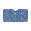 lotus Boho Pattern Print Design LO010 Car Sun Shade-JorJune