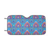 lotus Boho Pattern Print Design LO010 Car Sun Shade-JorJune