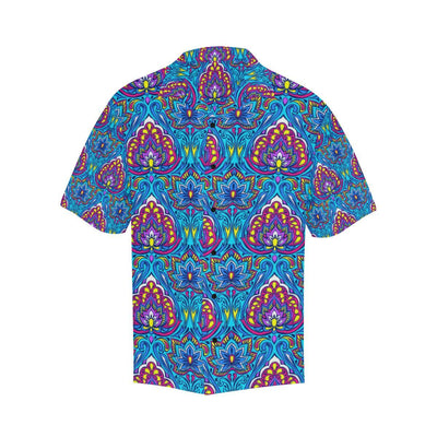 lotus Boho Pattern Print Design LO010 Men Hawaiian Shirt-JorJune