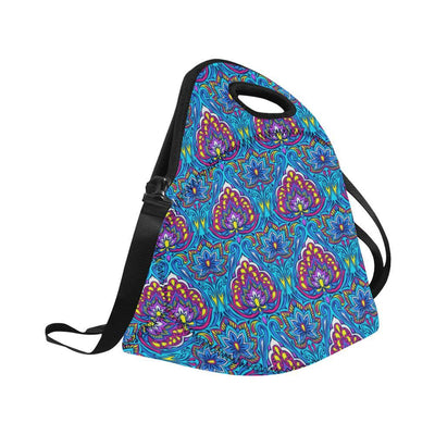 lotus Boho Pattern Print Design LO010 Neoprene Lunch Bag-JorJune