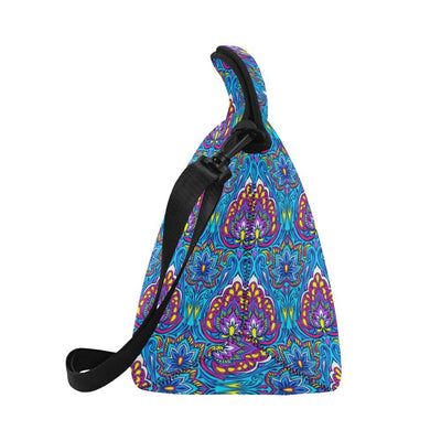 lotus Boho Pattern Print Design LO010 Neoprene Lunch Bag-JorJune