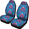 Lotus Boho Pattern Print Design LO010 Universal Fit Car Seat Covers-JorJune