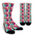 lotus Boho Pattern Print Design LO02 Crew Socks-JORJUNE.COM