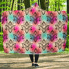 lotus Boho Pattern Print Design LO02 Hooded Blanket-JORJUNE.COM