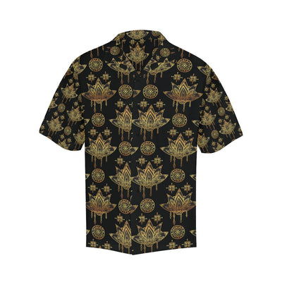 lotus Boho Pattern Print Design LO03 Men Hawaiian Shirt-JorJune