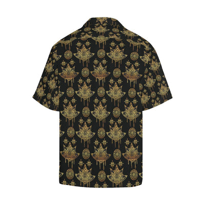 lotus Boho Pattern Print Design LO03 Men Hawaiian Shirt-JorJune