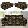 lotus Boho Pattern Print Design LO03 Sofa Slipcover-JORJUNE.COM