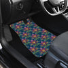 Lotus Boho Pattern Print Design LO04 Car Floor Mats-JORJUNE.COM