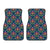 Lotus Boho Pattern Print Design LO04 Car Floor Mats-JORJUNE.COM