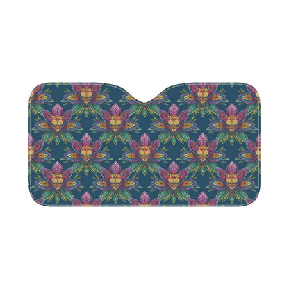 lotus Boho Pattern Print Design LO04 Car Sun Shade-JorJune