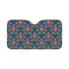 lotus Boho Pattern Print Design LO04 Car Sun Shade-JorJune