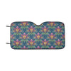 lotus Boho Pattern Print Design LO04 Car Sun Shade-JorJune