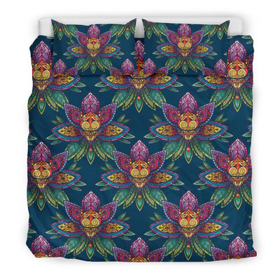 Lotus Boho Pattern Print Design LO04 Duvet Cover Bedding Set-JORJUNE.COM