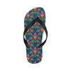 lotus Boho Pattern Print Design LO04 Flip Flops-JorJune