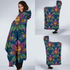 lotus Boho Pattern Print Design LO04 Hooded Blanket-JORJUNE.COM