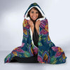 lotus Boho Pattern Print Design LO04 Hooded Blanket-JORJUNE.COM