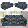 lotus Boho Pattern Print Design LO04 Sofa Slipcover-JORJUNE.COM