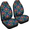 Lotus Boho Pattern Print Design LO04 Universal Fit Car Seat Covers-JorJune