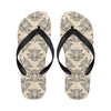 lotus Boho Pattern Print Design LO05 Flip Flops-JorJune