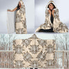 lotus Boho Pattern Print Design LO05 Hooded Blanket-JORJUNE.COM