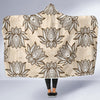 lotus Boho Pattern Print Design LO05 Hooded Blanket-JORJUNE.COM