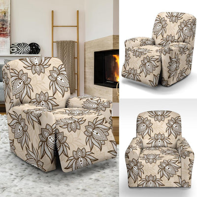 lotus Boho Pattern Print Design LO05 Recliner Slipcover-JORJUNE.COM