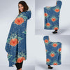 lotus Boho Pattern Print Design LO07 Hooded Blanket-JORJUNE.COM