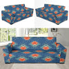 lotus Boho Pattern Print Design LO07 Sofa Slipcover-JORJUNE.COM