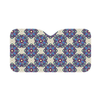 lotus Boho Pattern Print Design LO08 Car Sun Shade-JorJune