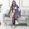 lotus Boho Pattern Print Design LO08 Hooded Blanket-JORJUNE.COM