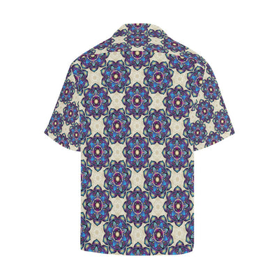 lotus Boho Pattern Print Design LO08 Men Hawaiian Shirt-JorJune