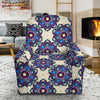 lotus Boho Pattern Print Design LO08 Recliner Slipcover-JORJUNE.COM