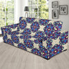 lotus Boho Pattern Print Design LO08 Sofa Slipcover-JORJUNE.COM