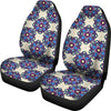 Lotus Boho Pattern Print Design LO08 Universal Fit Car Seat Covers-JorJune