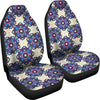 Lotus Boho Pattern Print Design LO08 Universal Fit Car Seat Covers-JorJune