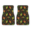 Lotus Boho Pattern Print Design LO09 Car Floor Mats-JORJUNE.COM