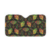 lotus Boho Pattern Print Design LO09 Car Sun Shade-JorJune