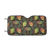 lotus Boho Pattern Print Design LO09 Car Sun Shade-JorJune