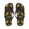 lotus Boho Pattern Print Design LO09 Flip Flops-JorJune