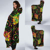 lotus Boho Pattern Print Design LO09 Hooded Blanket-JORJUNE.COM