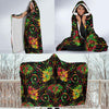lotus Boho Pattern Print Design LO09 Hooded Blanket-JORJUNE.COM