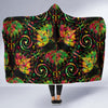 lotus Boho Pattern Print Design LO09 Hooded Blanket-JORJUNE.COM