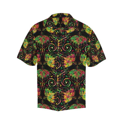 lotus Boho Pattern Print Design LO09 Men Hawaiian Shirt-JorJune