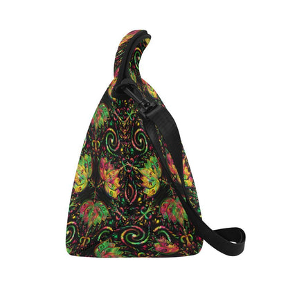 lotus Boho Pattern Print Design LO09 Neoprene Lunch Bag-JorJune
