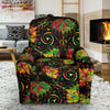 lotus Boho Pattern Print Design LO09 Recliner Slipcover-JORJUNE.COM