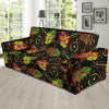 lotus Boho Pattern Print Design LO09 Sofa Slipcover-JORJUNE.COM