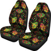 Lotus Boho Pattern Print Design LO09 Universal Fit Car Seat Covers-JorJune